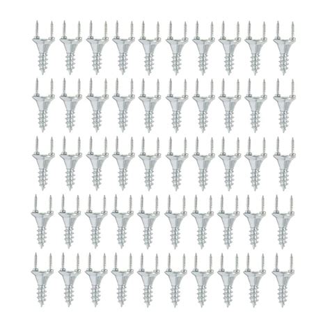 50PCS Seamless Nails Double-Headed Screw Solid Wood Baseboard Seamless