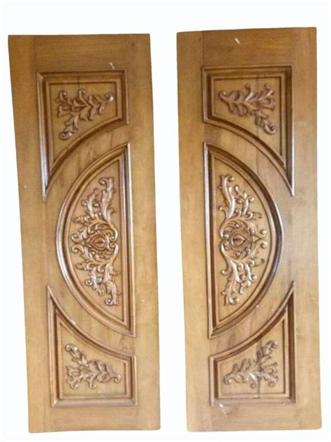 Exterior Mm Teak Wood Double Door For Used In Home And Hotel At Best