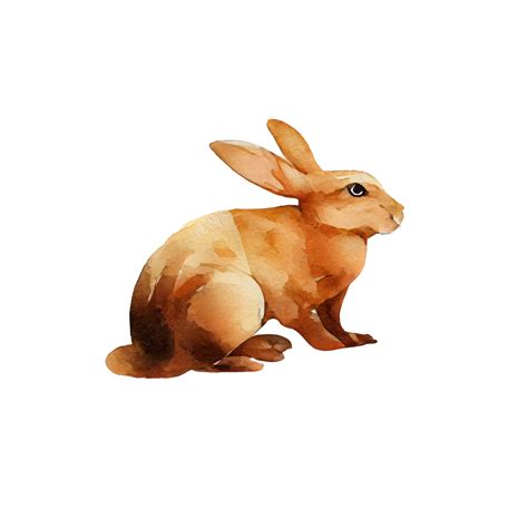 Vintage Watercolor Rabbit Ai Generated 22805944 Png
