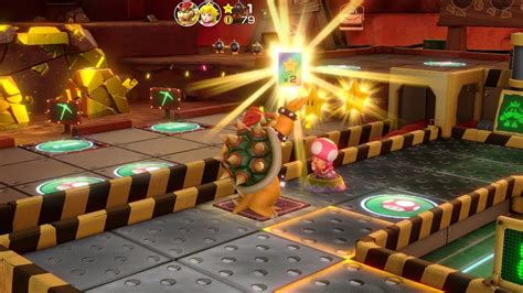 Super Mario Party Partner Party 1166 Gold Rush Mine Bowser Peach Vs