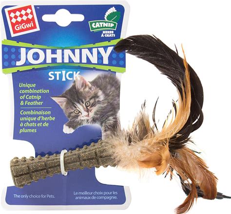 Игрушка для кошек GiGwi прессованная кошачья мята с пером - купить с ...