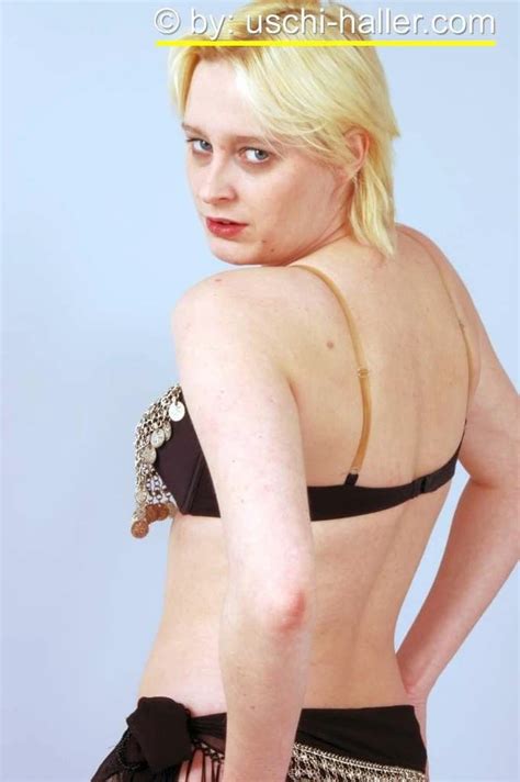 Photo Shoot With Blonde Cum Slut Dany Sun As A Belly Dancer Nude