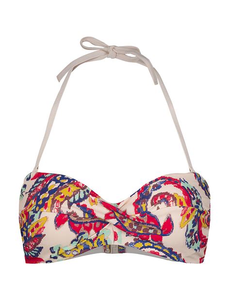 SHORT STORIES Biustonosz bikini ze wzorem najlepsze wyprzedaże w limango