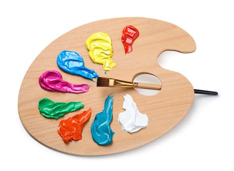 paint palette stock      paint palette