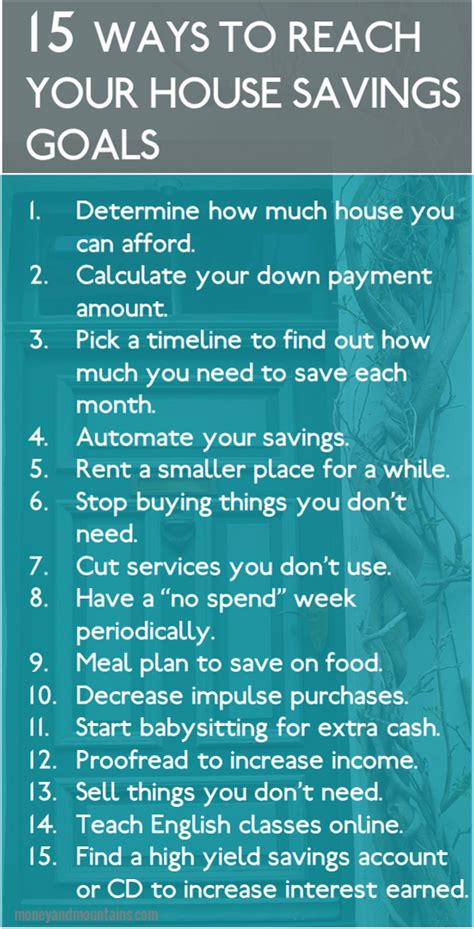 How To Save Money For A House Artofit