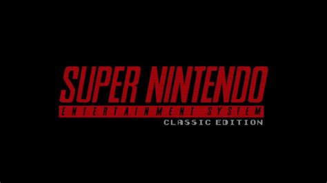 Custom Super Nintendo Boot Intro On The Snes Classic Edition Mini Youtube