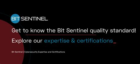 Cybersecurity Expertise And Certifications Bit Sentinel