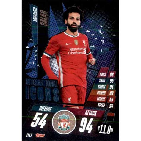 Sale Online Card Mohamed Salah International Icons Match Attax