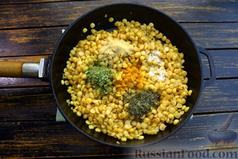 Рецепт: Жареный горох на RussianFood.com