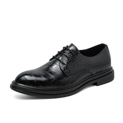 Chaussures Cuir Homme Dans Derby Noir Cdiscount Chaussures