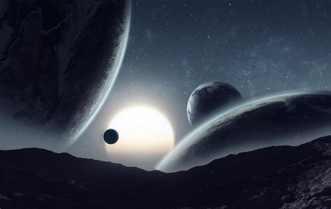 Papel De Parede Para Celular Paisagem Planetas Universo 25374 Baixe