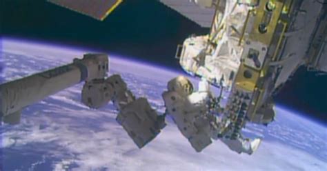 Spacewalk Could Finish Space Station Cooling System Fix Cbs News