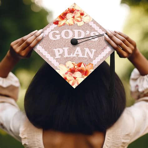 God's Plan Graduation Cap Topper – Sankofa Edition™