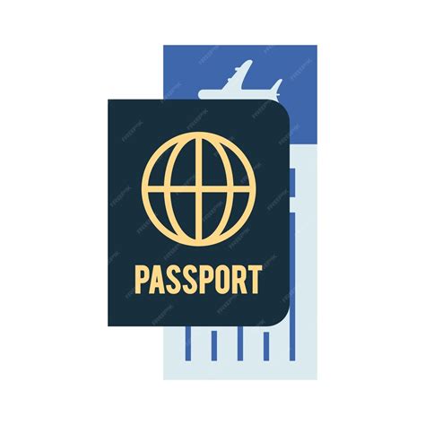 Premium Vector Passport Icon