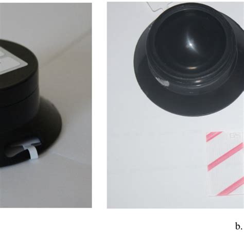 Alpha Track Detector A Disassembly Of A Device Is Shown In B