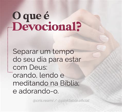 O Que É Devocionais - O que é Devocional?