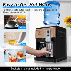 Top Loading Water Cooler Dispenser Desktop Water Dispenser Hot Cold Water Coolers