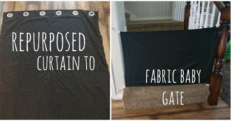 two points for honesty: DIY fabric baby gate