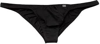 COMLIFE Men S Cotton Hip Bulge Pouch Bikini Briefs Underwear Solid Color Low Rise Underpanties