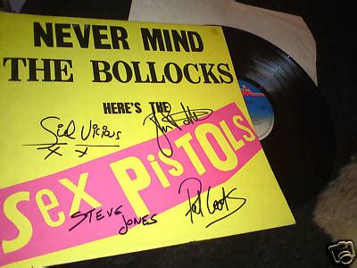 Popsike Sex Pistols Signed Album Sid Vicious Very Rare Coa Punk Auction Details