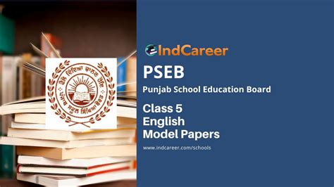 PSEB Class 5th English Paper 2024 PDF Punjab Board 5th English