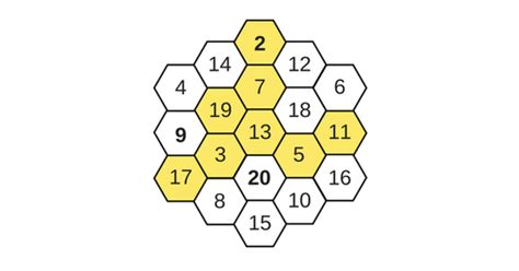 Can You Complete The Hexagon Number Puzzle?