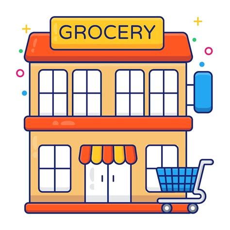 Grocery Aisle Clipart
