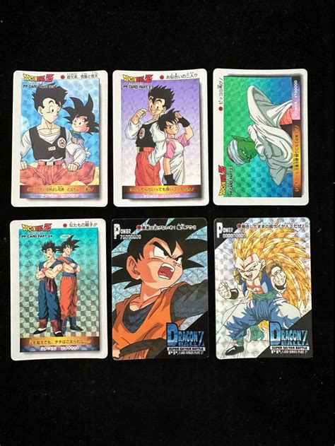 Dragonball Cards Pp Prisms Hard Prisms Hobbies Toys Memorabilia