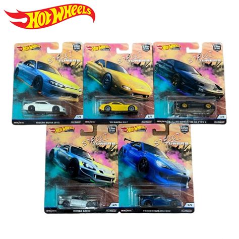 โมเดลรถเหลก Hot wheels ชด STREET TUNERS ครบชด คน ลขสทธแท