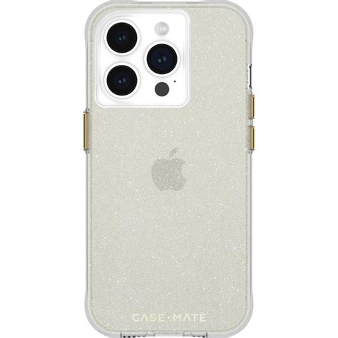 Case Mate Sheer Crystal Case For IPhone 15 Pro Gold JB Hi Fi