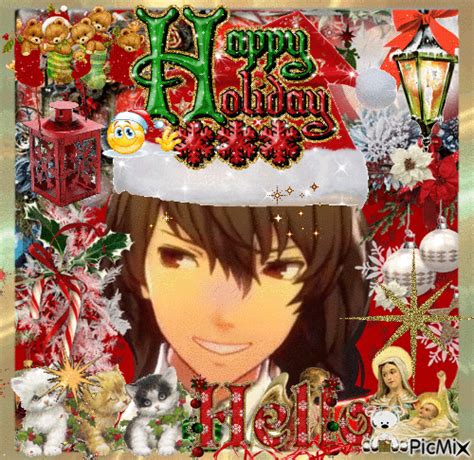 Goro Akechi Christmas Free Animated  Picmix