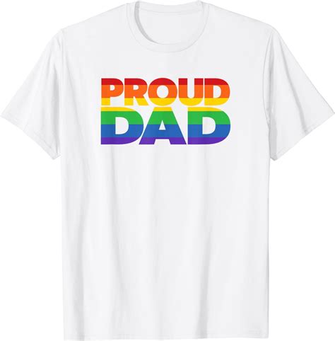 Gay Pride Lgbtqia Proud Dad Lgbt Parent Pride Dad T Shirt Walmart