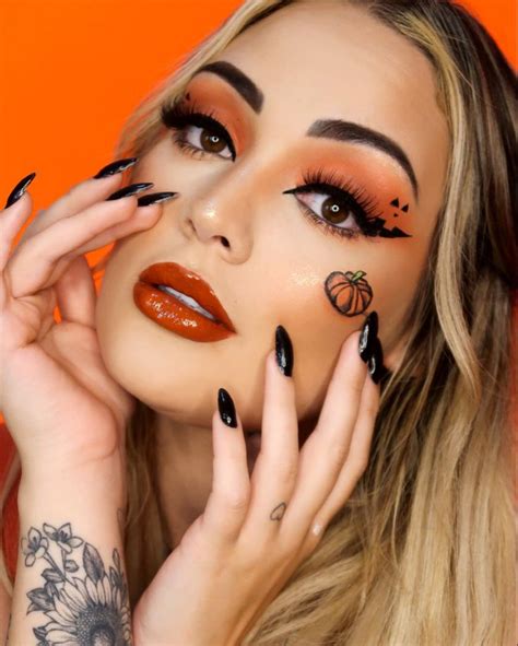 Adult Halloween Makeup Halloween Pumpkin Makeup Halloween Makeup