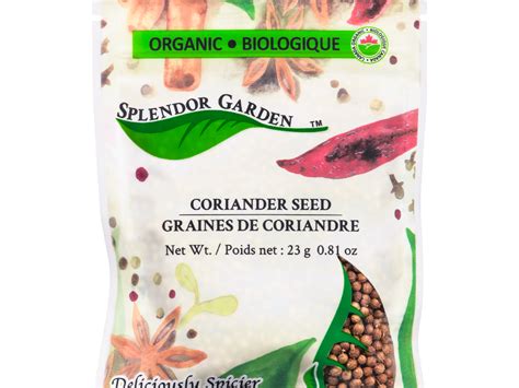 Organic Coriander Seed Whole - Splendor Garden
