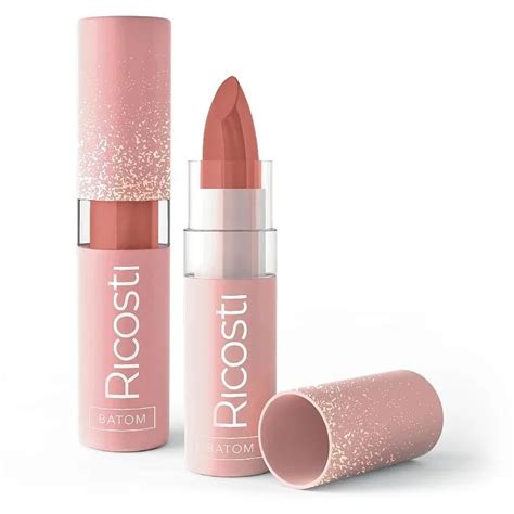Batom Ricosti Rosa Nude Importados Lili