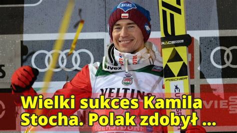 Wielki Sukces Kamila Stocha Polak Zdoby Nagrod Skok Roku Youtube