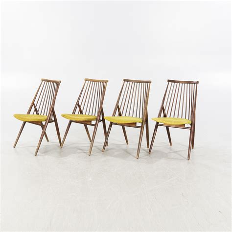 A Set Of Four Chairs Flamingo By Thea Leonard N Ssj Stolfabrik Mid