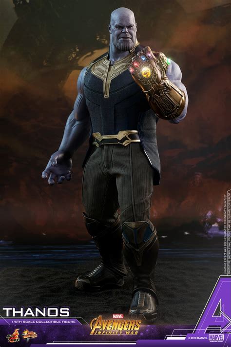 The Avengers Infinity War Hot Toys Version Of Thanos Has Collected All The Infinity Stones