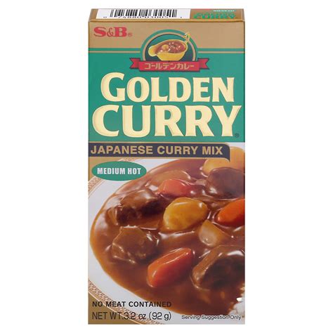 S B Golden Curry Japanese Curry Mix Medium Hot Shop Cooking Sauces At H E B