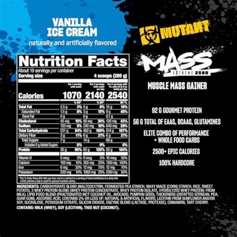 Naked Vegan Mass Vanilla Vegan Weight Gainer Calories Non Gmo Soy Gluten Free No