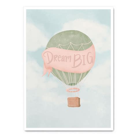 Dream Big Pink Poster Posteraart