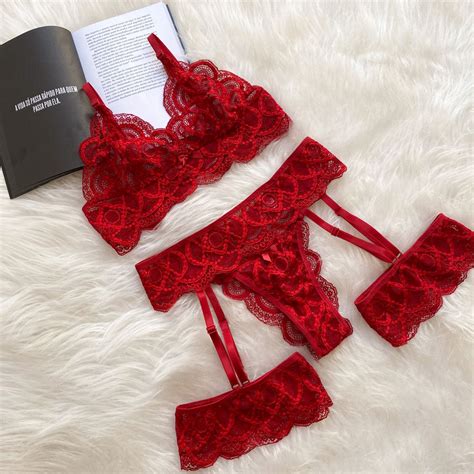 Compre No Atacado Lingerie Bonita Jolie Lingerie Red Lingerie Lingerie Outfits Pretty