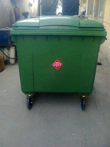 HDPE Green 1100 Ltr Garbage Bin Capacity 1100 L At Rs 25000 In Noida