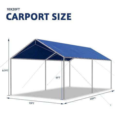Quictent 20′ x 10′ Heavy Duty Carport Canopy – blaena