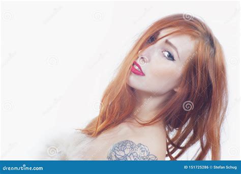Redhead Portrait She S Got The Look Stock Photo Image Of Looking Nude