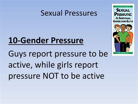 Ppt Sexual Pressures Powerpoint Presentation Free Download Id2536974