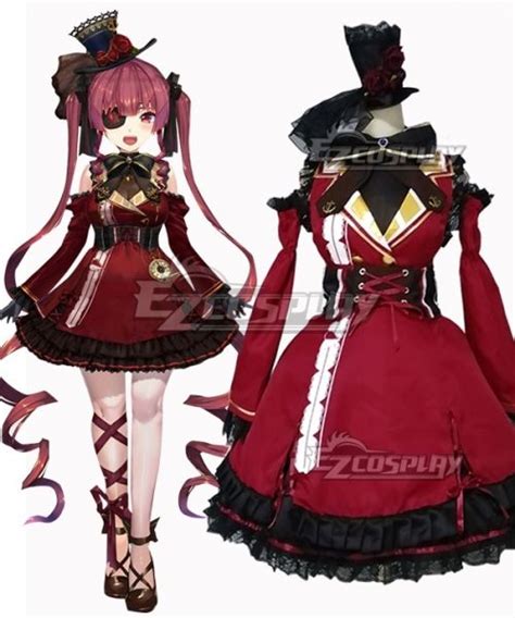 Hololive Youtuber Vtuber Houshou Marine B Cosplay Costume | Cosplay costumes, Cosplay outfits ...