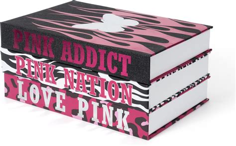 Twodays Mcbling Room Decor Aesthetic Trashy Y K Decorative Fake Books S Hot Pink Storage