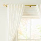 Oversized Ball Finial Adjustable Curtain Rod West Elm