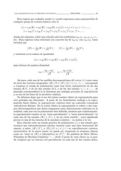 Matematicas De La Fisica Cuantica Pdf